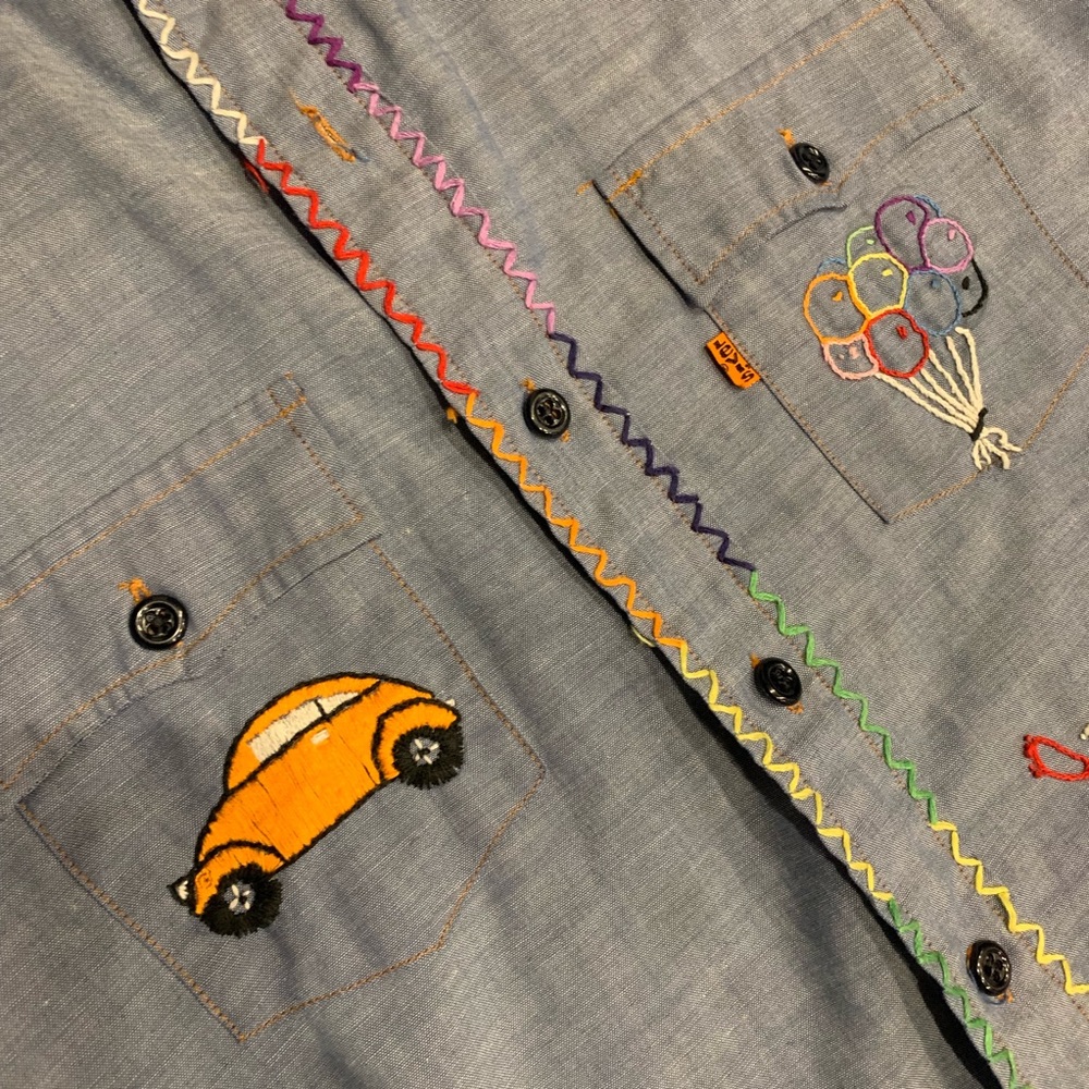 Vintage Orange Tab Levi’s Custom Button Down - Picture 4 of 8